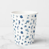 Wedgewood Blue Ocean Creatures! 紙コップ (正面)