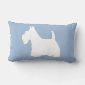 Wedgewoofスコットランドテリアの枕 ランバークッション (裏面)