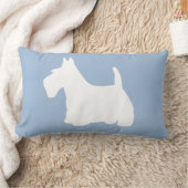 Wedgewoofスコットランドテリアの枕 ランバークッション (ブランケット)