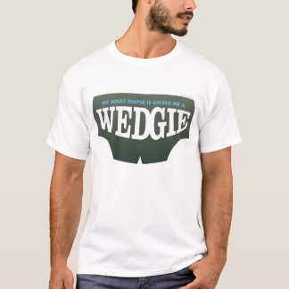 Wedgieの男性Tシャツ Tシャツ