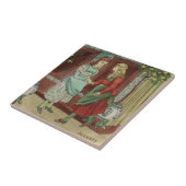 Wedgwood 1月カレンダ月フルカラーリプロ タイル (側面)