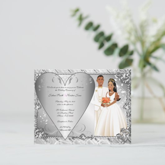 WedingInvitTemplate3 招待状 (スタンド正面)