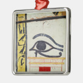 Wedjatの目、tの石棺カバーからの詳細 メタルオーナメント (左)