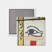 Wedjat Eye、tの石棺カバーからの詳細 マグネット (正面/裏面)