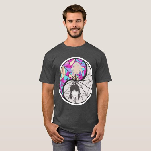 Wednesday Addams premium quality retro Tシャツ (正面フル)