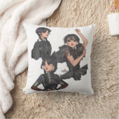 Wednesday pillow クッション (ブランケット)