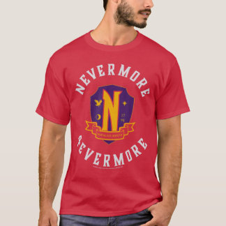 Wednesday Season 2 Nevermore 4 Evermore School Emb Tシャツ