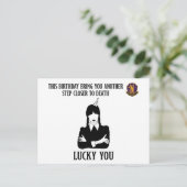 Wedsnesday - Funny Birthday - Lucky You ポストカード (スタンド正面)
