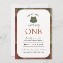 Wee Bairn Birthday 招待状