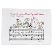 WEE FISH EWE A MARE EGLETS MOOSEサンドラボイントン ラージペーパーバッグ (裏面)