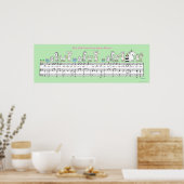 WEE FISH EWE A MARE EGRETS MOOSE Boynton poster ポスター (キッチン)