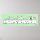 WEE FISH EWE A MARE EGRETS MOOSE Boynton poster ポスター (正面)