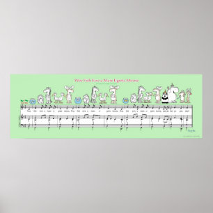 WEE FISH EWE A MARE EGRETS MOOSE Boynton poster ポスター