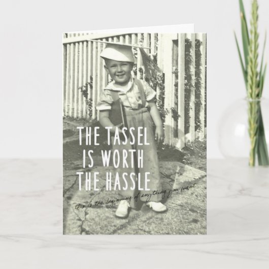 WEE GRADUATEグリーティングカード サンキューカード (正面)