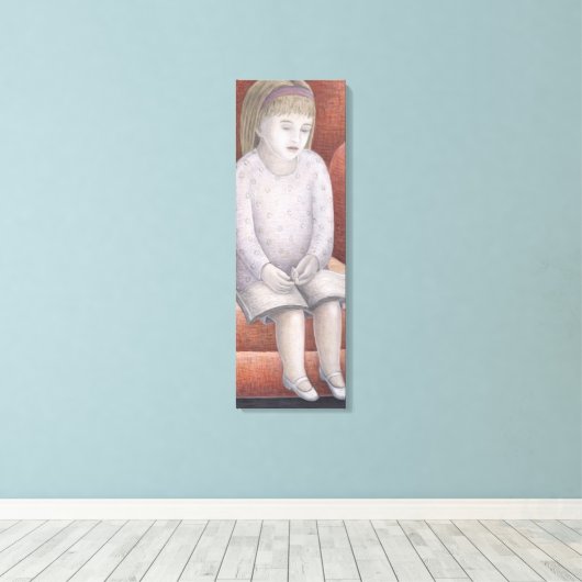 Wee Reader 2005 キャンバスプリント (インサイチュ (ウッドフロア))