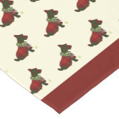 Wee Scottie (Ruff Ruff)メリー 14インチX 72インチ ショートテーブルランナー (コーナー)