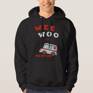 Wee Woo Boo Boo Bus Ambulance Funny EMS EMT Parame パーカ
