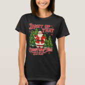 Weed Lover Smoking Light Up Christmas Tree  Tシャツ (正面)