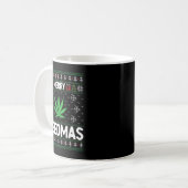 Weed Merry Weedmas Xmas Smoking  コーヒーマグカップ (正面左)