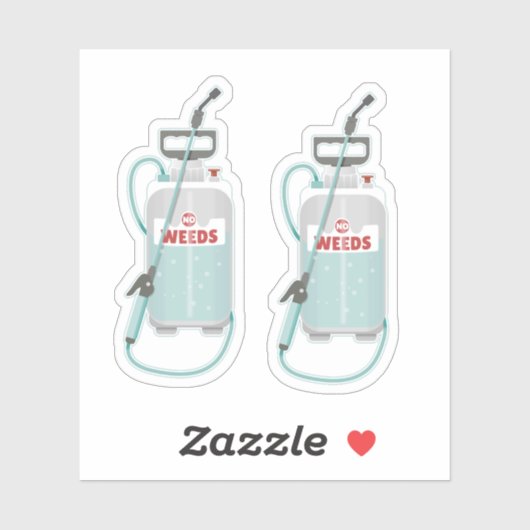 weed spray garden maintenance シール (シート)