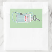 weed spray garden maintenance 長方形シール (バッグ)