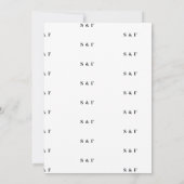 Weeding 招待状 (裏面)