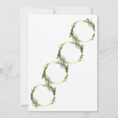 Weeding  招待状 (裏面)