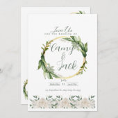 Weeding  招待状 (正面/裏面)