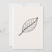 Weeding invitation  招待状 (裏面)