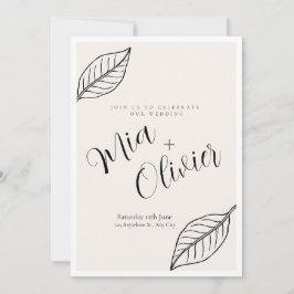 Weeding invitation  招待状