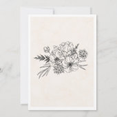 Weeding invitation  招待状 (裏面)