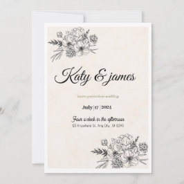 Weeding invitation  招待状