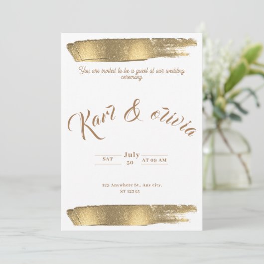 Weeding invitation 招待状 (スタンド正面)