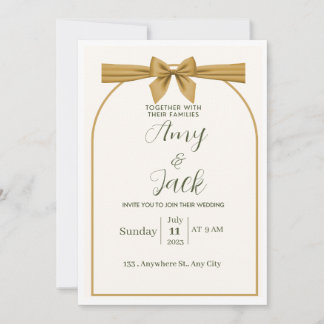 Weeding invitation 招待状