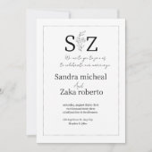 weeding invitation 招待状 (正面)