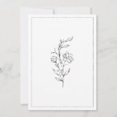 weeding invitation  招待状 (裏面)