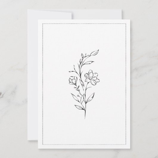 weeding invitation 招待状 (裏面)