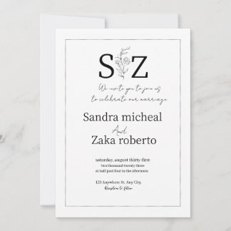 weeding invitation  招待状