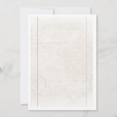 Weeding invitation  招待状 (裏面)