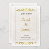 Weeding invitation  招待状 (正面/裏面)