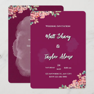 Weeding invitation 招待状