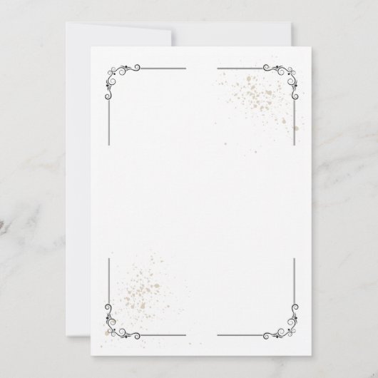 Weeding invitation  招待状 (裏面)