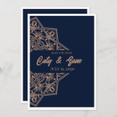 Weeding invitation mandala 招待状 (正面/裏面)