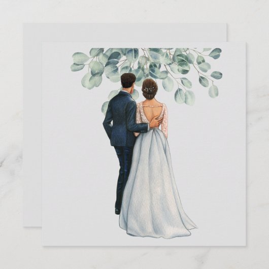 Weedingvibes 招待状 (正面/裏面)