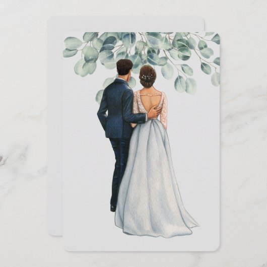 Weedingvibes 招待状 (正面/裏面)