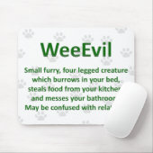 WeeEvilのマウスパッド マウスパッド (マウス)