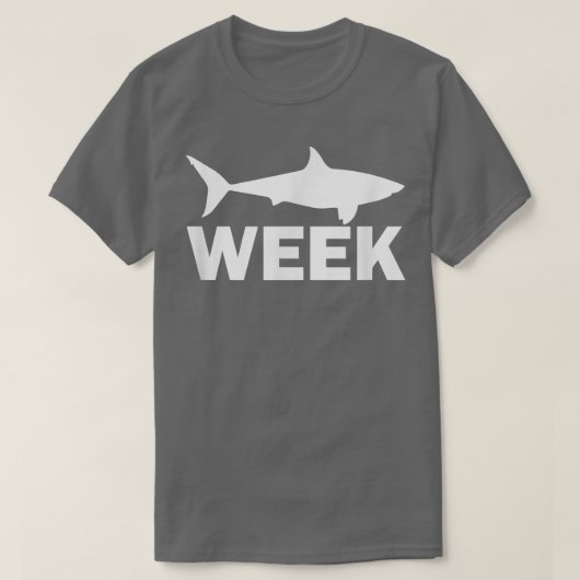 Week of Shark Funny SharksGreat Discovery Time  Tシャツ (デザイン正面)