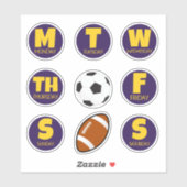 Week Sticker Packの日 シール (シート)