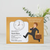 Weekdayダッシュリタイアメントパーティの招待状 招待状 (スタンド正面)