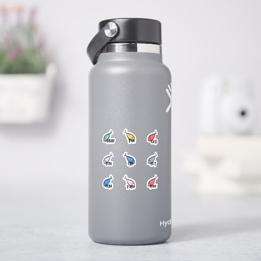WeekDays魚 シール (HydroFlask)